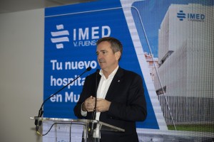 Ángel Gómez Navarro, Consejero Delegado de IMED Hospitales, en el acto de presentación del nuevo Hospital IMED Virgen de la Fuensanta (Murcia)